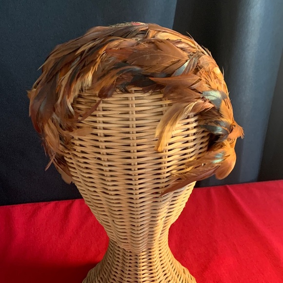 An Admiration Model Accessories - Vintage Feather Hat/Headband